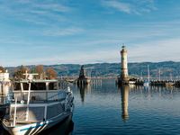 Hafen mit Leuchtturm und Bayerischem L&ouml;wen